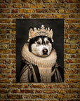 'The Lady of Pearls' Personalized Pet Mini Portrait