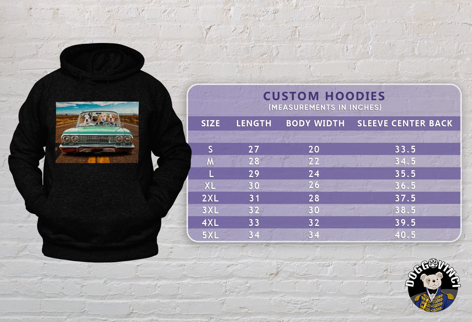 &#39;The Lowrider&#39; Personalized 4 Pet Hoody