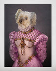 'The Pink Princess' Personalized Pet Mini Portrait