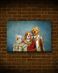 'The Royal Family' Personalized 3 Pet Mini Portrait