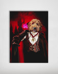 'The Vampire' Personalized Pet Mini Portrait