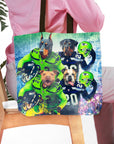 'Seattle Doggos' Personalized 4 Pet Tote Bag