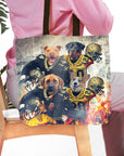 'New Orleans Doggos' Personalized 4 Pet Tote Bag