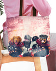 'Atlanta Doggos' Personalized 3 Pet Tote Bag