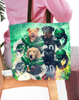'New York Jet-Doggos' Personalized 4 Pet Tote Bag