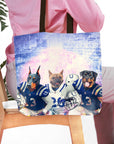 'Indianapolis Doggos' Personalized 3 Pet Tote Bag