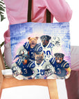 'Indianapolis Doggos' Personalized 5 Pet Tote Bag