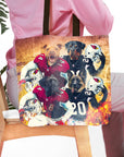 'Arizona Doggos' Personalized 4 Pet Tote Bag