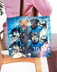 'Carolina Doggos' Personalized 4 Pet Tote Bag