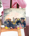 'New Orleans Doggos' Personalized 3 Pet Tote Bag