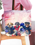 'New York Doggos' Personalized 3 Pet Tote Bag