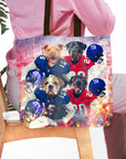'New York Doggos' Personalized 4 Pet Tote Bag