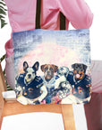 'Dallas Doggos' Personalized 3 Pet Tote Bag
