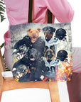 'Las Vegas Doggos' Personalized 4 Pet Tote Bag