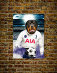 'Tottenham Doggos Football' Personalized Dog Poster