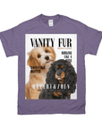 Camiseta personalizada para 2 mascotas 'Vanity Fur'