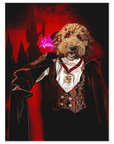 'The Vampire' Personalized Pet Mini Portrait