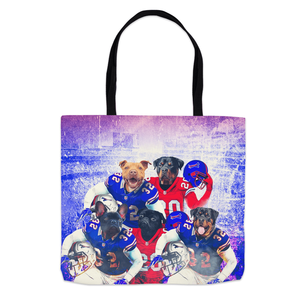 &#39;Buffalo Doggos&#39; Personalized 5 Pet Tote Bag