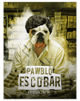 'Pawblo Escobar' Personalized Pet Mini Portrait