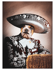 'Vicente Fernandogg' Personalized Dog Mini Portrait