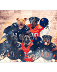 'Chicago Doggos' Personalized 5 Pet Poster