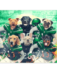 Póster personalizado de 6 mascotas 'New York Jet-Doggos'
