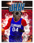 'LA Clippaws' Personalized Dog Poster