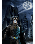 'Batdog' Personalized Dog Mini Portrait