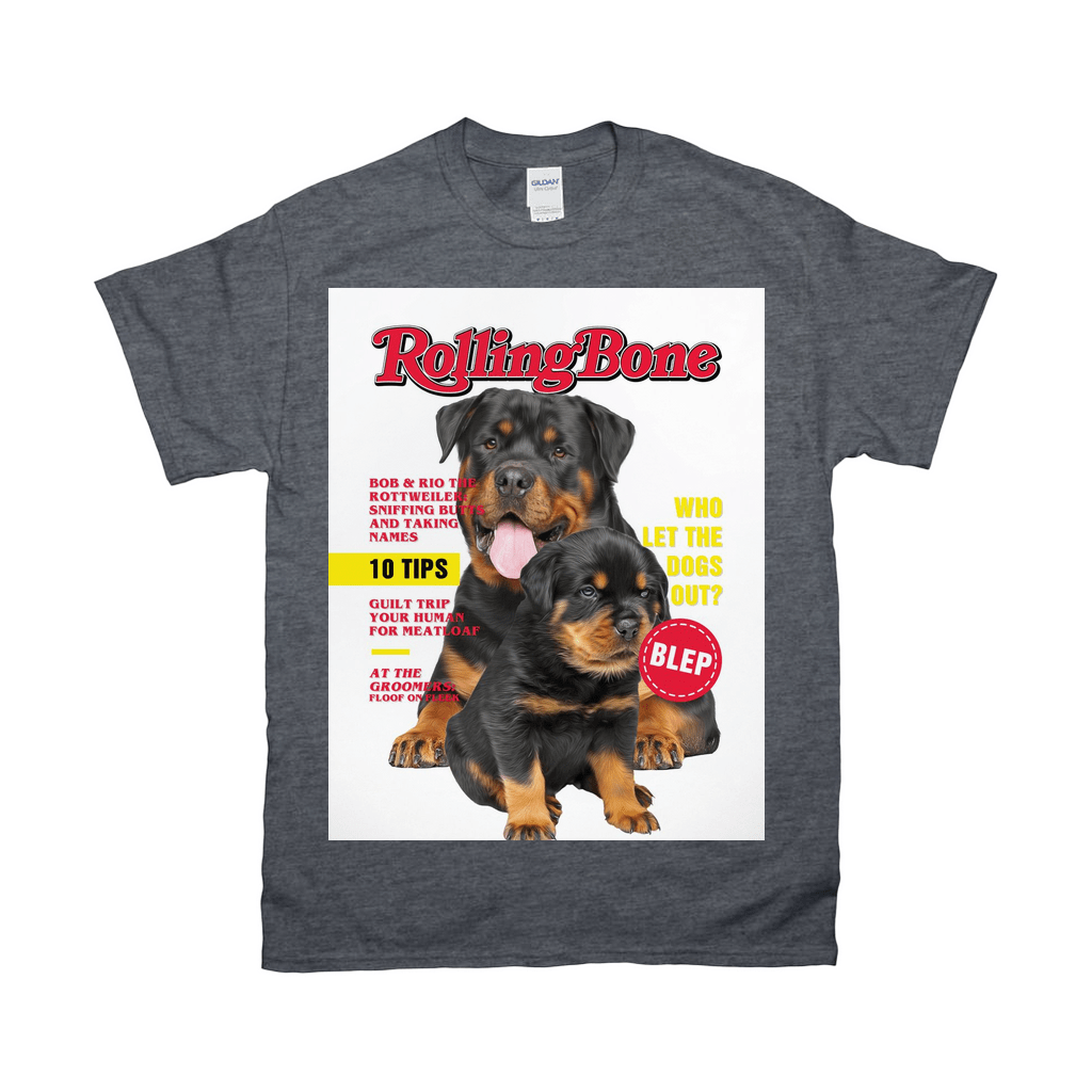Camiseta personalizada con 2 mascotas &#39;Rollingbone&#39;