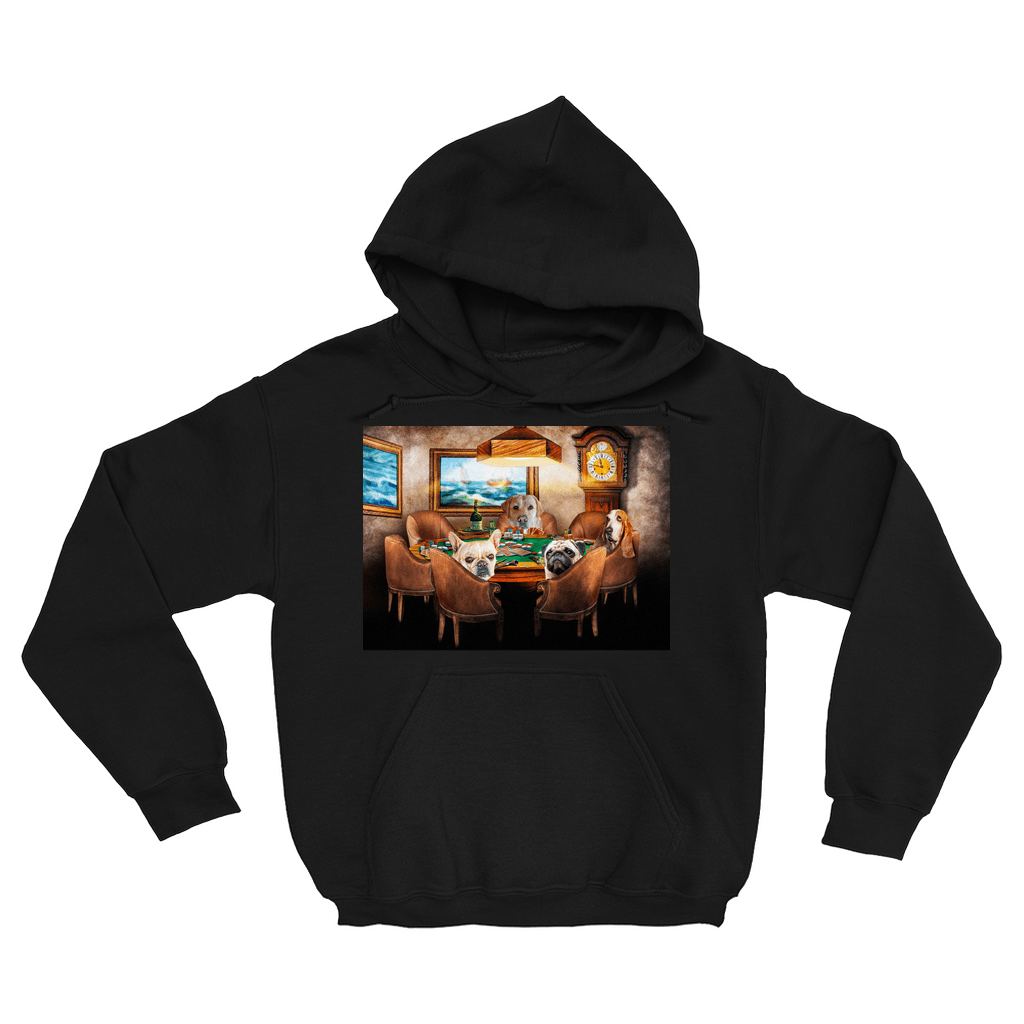 &#39;The Poker Players&#39; Personalized 4 Pet Hoody