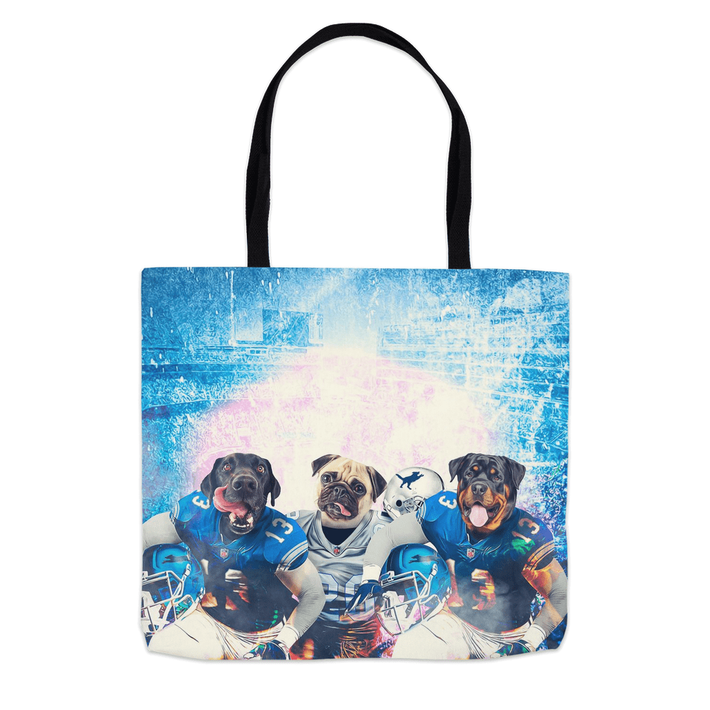 &#39;Detroit Doggos&#39; Personalized 3 Pet Tote Bag