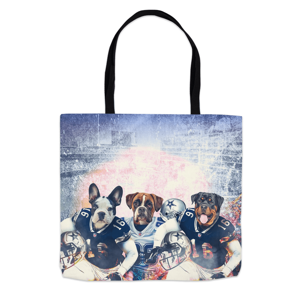 &#39;Dallas Doggos&#39; Personalized 3 Pet Tote Bag