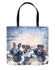 'Dallas Doggos' Personalized 3 Pet Tote Bag