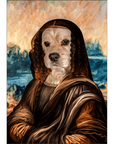 'Dogga Lisa' Personalized Dog Mini Portrait