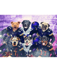 'Minnesota Doggos' Personalized 6 Pet Standing Canvas