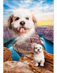 'Majestic Canyon' Personalized Pet Mini Portrait