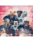 'New England Doggos' Personalized 5 Pet Blanket