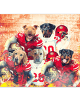 'San Francisco 40Doggos' Personalized 5 Pet Poster