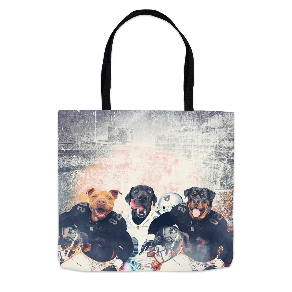 &#39;Oakland Doggos&#39; Personalized 3 Pet Tote Bag