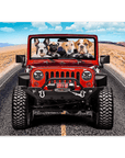 'The Yeep Cruisers' Personalized 4 Pet Mini Portrait