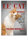 'Le Cat' Personalized Pet Mini Portrait