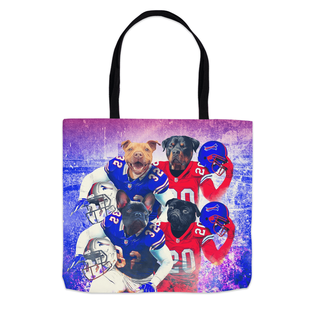 &#39;Buffalo Doggos&#39; Personalized 4 Pet Tote Bag