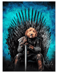 'Game of Bones' Personalized Dog Mini Portrait