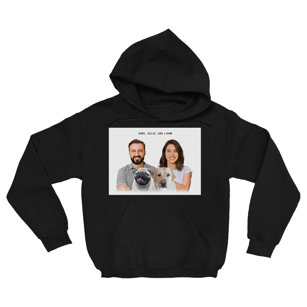 Personalized Modern 2 Pet &amp; Humans Hoody