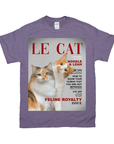 Camiseta personalizada con 2 mascotas 'Le Cat'