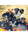 'Pittsburgh Doggos' Personalized 5 Pet Poster