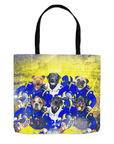 'Los Angeles Doggos' Personalized 6 Pet Tote Bag