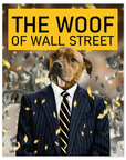 'The Woof of Wall Street' Personalized Pet Mini Portrait