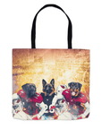 Bolsa de asas personalizada para 3 mascotas 'Arizona Doggos'