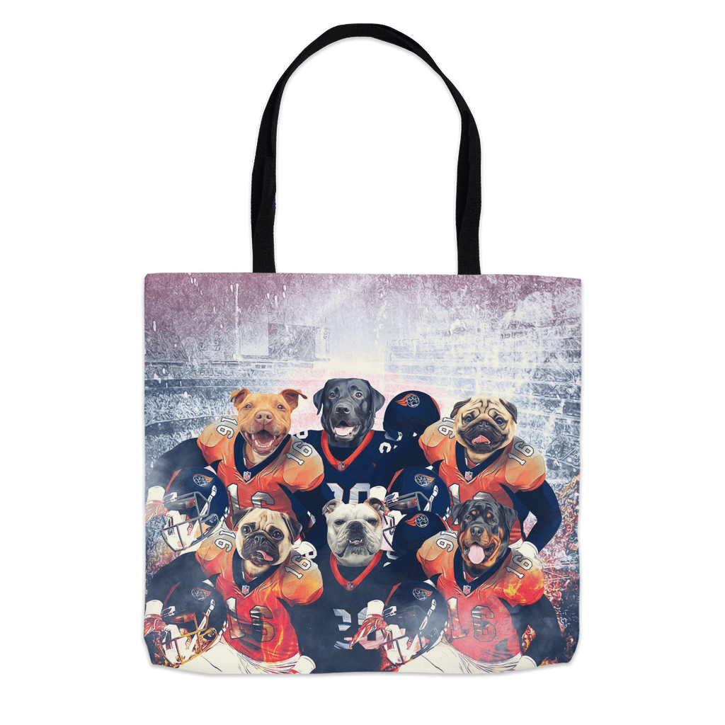 &#39;Denver Doggos&#39; Personalized 6 Pet Tote Bag